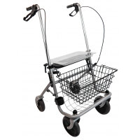 Rollator verl. Schieber.Farbe silber