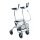 Arthritis Rollator EHB linksmit Einhandbedienung links, Farbe silber
