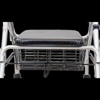 LR53Leichtgewicht Rollator,Farbe silber, Sitzhöhe 53cm