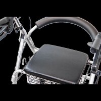 LR53Leichtgewicht Rollator,Farbe silber, Sitzhöhe 53cm