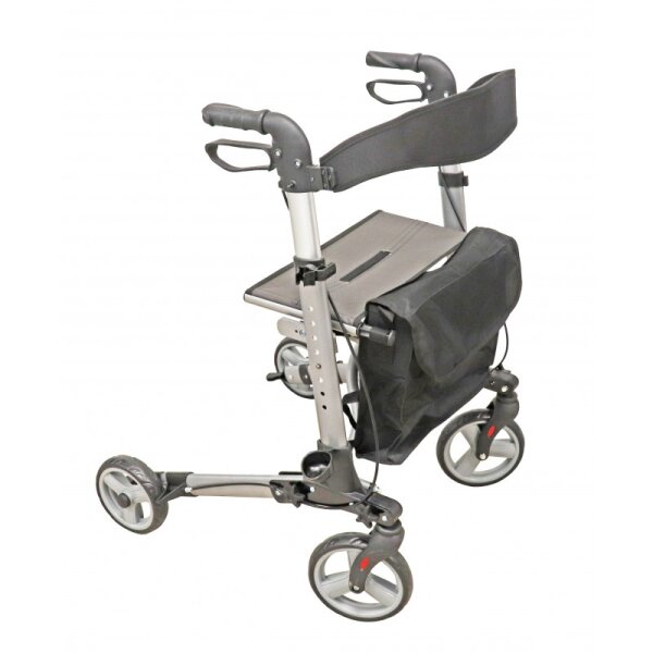 LR-XFaltbarer Leichtgewicht Rollator, Sitzhöhe 58cm