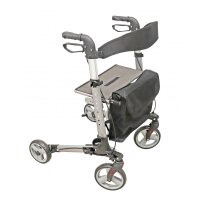 LR-XFaltbarer Leichtgewicht Rollator, Sitzhöhe 58cm