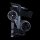 LR-XFaltbarer Leichtgewicht Rollator, Sitzhöhe 58cm