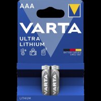 Micro-Batterie VARTA Professional Lithium, Typ AAA/6103,...