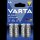 Mignon-Batterie VARTA Professional Lithium, Typ AA/6106, 4er-Blister