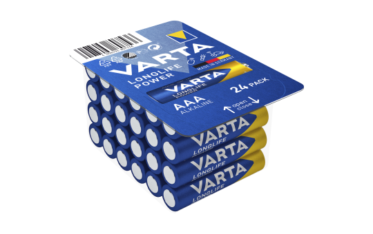 Micro-Batterie VARTA HIGH ENERGY 1,5V, Typ AAA/LR03, 24er-Haushaltspack