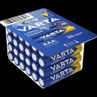 Micro-Batterie VARTA HIGH ENERGY 1,5V, Typ AAA/LR03, 24er-Haushaltspack