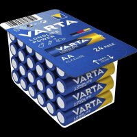 Mignon-Batterie VARTA HIGH ENERGY 1,5V, Typ AA/LR6, 24er-Haushaltspack