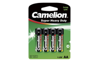 Mignon-Batterie CAMELION Super Heavy Duty 1,5 V, Typ AA,...