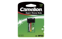 Block-Batterie CAMELION Super Heavy Duty 9 V, Typ 6F22,...