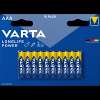 Micro-Batterie VARTA HIGH ENERGY 1,5V, Typ AAA, 10er-Blister