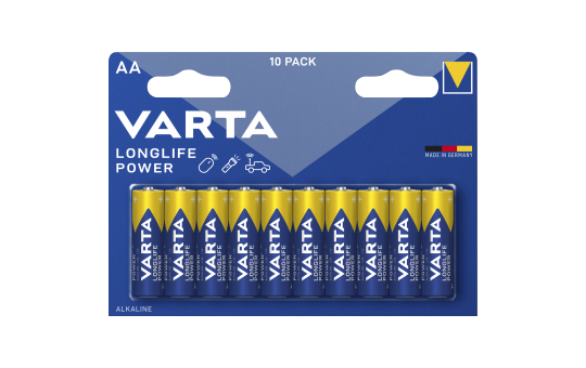 Mignon-Batterie VARTA HIGH ENERGY 1,5V, Typ AA, 10er-Blister