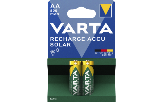 Mignon-Akku VARTA LONGLIFE ACCU, Ni-MH, 800mA, Typ AA, 2er-Blister