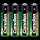 Mignon-Batterie CAMELION Super Heavy Duty, 1,5 V, Typ AA/R6, 4er-Pack