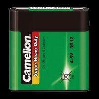 Flachbatterie CAMELION Super Heavy Duty 4,5 V, Typ 3R12