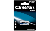 Lithium-Photobatterie CAMELION, CR123A, 3V, 1er-Blister