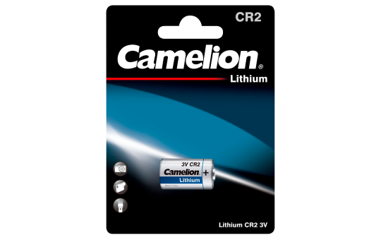 Lithium-Photobatterie CAMELION, CR2, 3 V, 1er-Blister