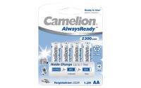 Mignon-Akku CAMELION AlwaysReady, NiMH, 2.300mAh, Typ AA,...