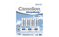 Mignon-Akku CAMELION AlwaysReady, NiMH, 2.300mAh, Typ AA,...