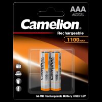 Micro-Akku CAMELION 1,2 V, 1.000 mAh, Typ AAA, NiMH,...