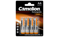 Mignon-Akku CAMELION 1,2 V, 2500 mAh, Typ AA, NiMH, 4er...