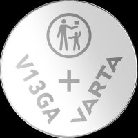 Knopfzelle VARTA, AG13, V13GA, 1,5V, Alkaline, 1er-Blister