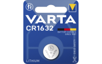 Lithium-Knopfzelle VARTA CR1632 3V, 16x3,2mm, 1er-Blister