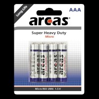 Micro-Batterie Super Heavy Duty 1,5V, Typ AAA/R03, 4er-Pack