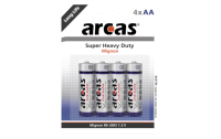 Mignon-Batterie Super Heavy Duty 1,5V, Typ AA/R6, 4er-Pack
