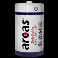 Baby-Batterie Super Heavy Duty 1,5V, Typ C/R14, 4er-Pack