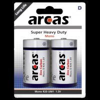 Mono-Batterie Super Heavy Duty 1,5V, Typ D/R20, 2er-Pack