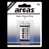 Block-Batterie Super Heavy Duty 9V, Typ 6F22, 1er-Blister