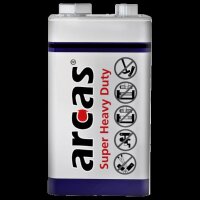 Block-Batterie Super Heavy Duty 9V, Typ 6F22, 1er-Blister