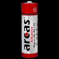 Mignon-Batterie Alkaline 1,5V, Typ AA/LR6, 4er-Pack