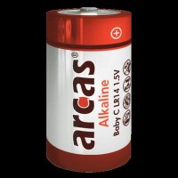 Baby-Batterie Alkaline 1,5V, Typ C/LR14, 2er-Pack