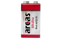 Block-Batterie Alkaline 9V, Typ 6LF22, 1er-Blister
