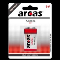 Block-Batterie Alkaline 9V, Typ 6LF22, 1er-Blister