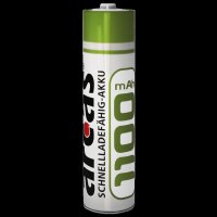 Micro-Akku 1,2V, 1.100mAh, Typ AAA, NiMH, 4er-Blister