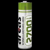 Mignon-Akku 1,2V, 2.700mAh, Typ AA, NiMH, 4er-Blister