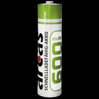 Micro-Akku 1,2V, 600mAh, Typ AAA, NiMH, 2er-Blister