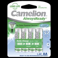 Mignon-Akku CAMELION 1,2V, 600mAh, Typ AA, NiMH, 4er-Blister