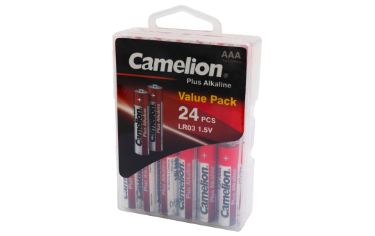 Micro-Batterie Alkaline 1,5V, Typ AAA/LR03, 24 Pack in Aufbewahrungsbox