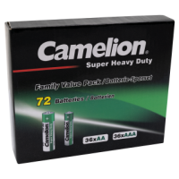 Familien Pack Super Heavy Duty 72Set, 36x AAA LR03 + 36xAA LR06