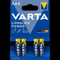 Micro-Batterie VARTA HIGH ENERGY 1,5 V, Typ AAA, 4er-Blister
