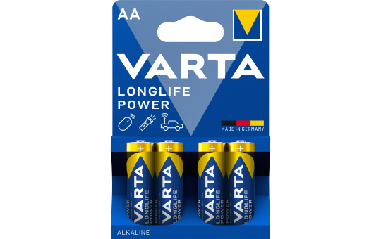 Mignon-Batterie VARTA HIGH ENERGY 1,5 V, Typ AA, 4er-Blister