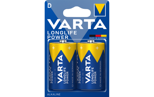 Mono-Batterie VARTA HIGH ENERGY 1,5 V, Typ D, 2er-Blister