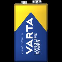 9V-Blockbatterie VARTA HIGH ENERGY 9 V, Typ 6F22, 1-er Blister