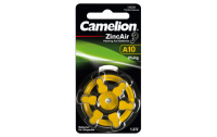 Knopfzelle CAMELION, A10, Zink-Luft, 6er-Blister