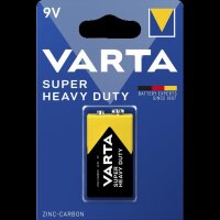 9 Volt Block VARTA Superlife Zink-Chlorid, 9V, 1er-Blister