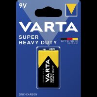 9 Volt Block VARTA Superlife Zink-Chlorid, 9V, 1er-Blister